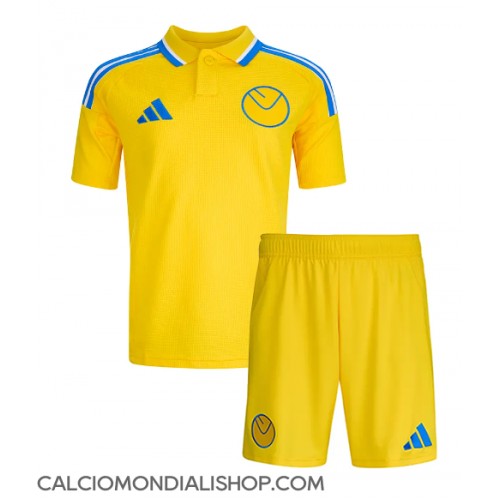 Maglie da calcio Leeds United Seconda Maglia Bambino 2024-25 Manica Corta (+ Pantaloni corti)